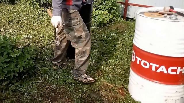 БОЧКА 200 ЛИТРОВ | ДВА СПОСОБА ВСКРЫТЬ КРЫШКУ БОЛГАРКОЙ | СМОТРИМ ВЫБИРАЕМ