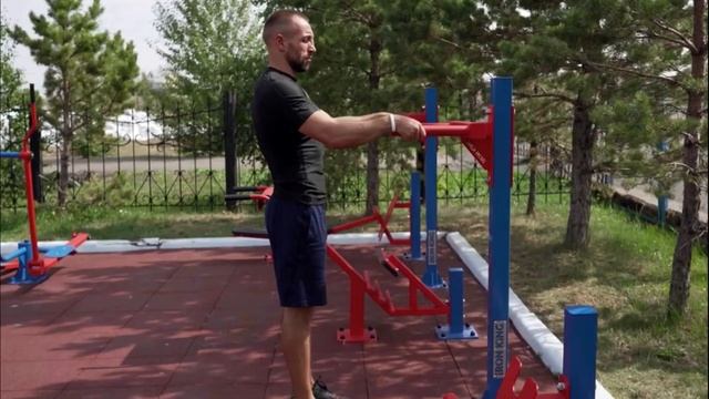 Уличный тренажер IronKing. Становая тяга s420 смотреть онлайн