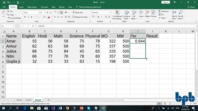 How to create Mark Sheet in Microsoft Excel смотреть онлайн