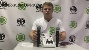 NOIR-audio UM-100 радиосистема с микшером и двумя микрофонами обзор