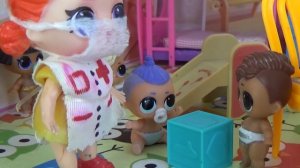 ВСЕ МАЛЫШИ ЛОЛ СЮРПРИЗ В ОДНОМ САДИКЕ! КАРАНТИН!Даринелка куклы мультики LOL surprise doll
