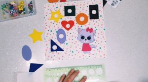 DIY Шьем развивающую книжку. Страница "Котенок с шариками". Как сшить книгу из фетра своими руками.