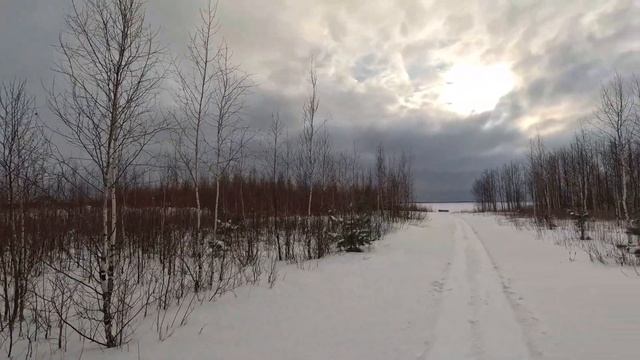 Выходной на снегоходе. Зимний пикник :) смотреть онлайн