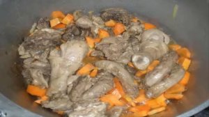Куриное жаркое с овощами