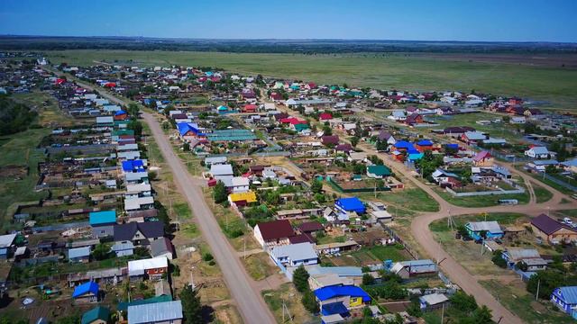 Съемка села Нижнепавловка с квадрокоптера