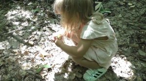 Алёна собирает грибы в горах! Новороссийск июнь 2019