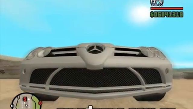 Mercedes-Benz SLR Mclaren no GTA San Andreas de Android APK e PC смотреть онлайн