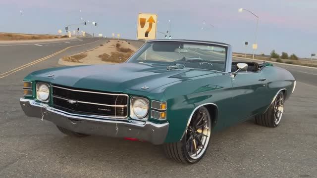 1971  Chevrolet Chevelle Restomod Convertible.