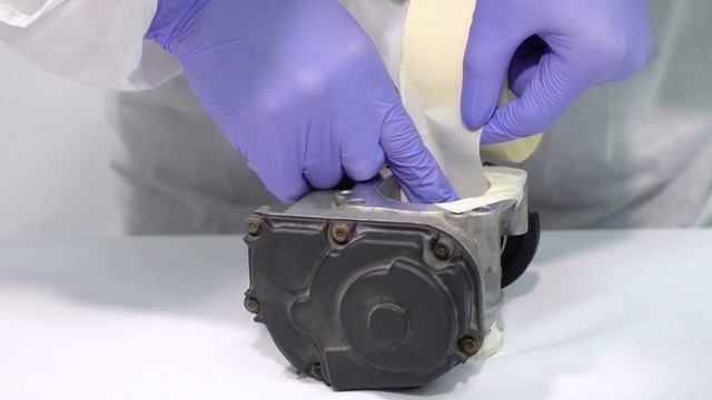 Нанесение покрытия MODENGY Для деталей ДВС на дроссельную заслонку