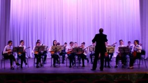 Детский образцовый оркестр народных инструментов.