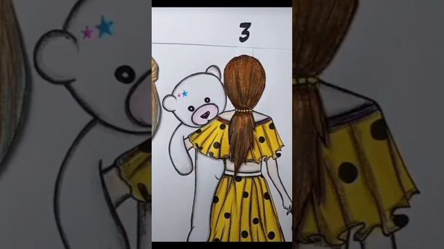 Choose One❤️, Creative Drawing, Hair style #ytshorts #trending #viral #viralshort #hairstyle