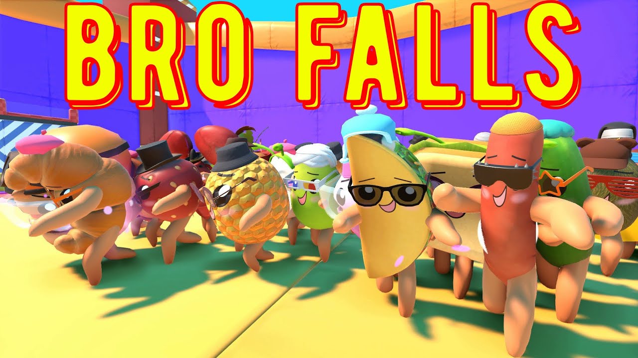 Очень смешная игра Bro Falls Ultimate Showdown - Дикий угар