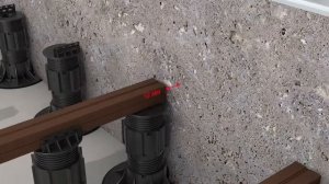 АТР 1  Базовый принцип монтажа террас с лагами любых типов с регулируемыми опорами HILST Lift