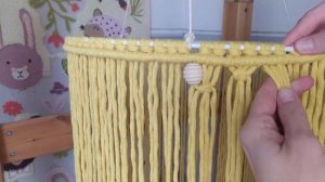 Плетем абажур для кухни из хлопковой веревки