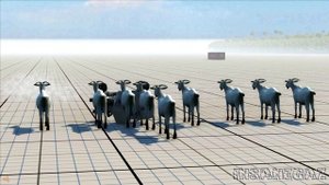 BeamNG Drive Goat Vs Car - Insanegaz