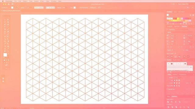 How to Create a Geometric Triangle Pattern in Adobe Illustrator