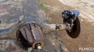 задний мост с тормозами от ваз 2109 для минитрактора