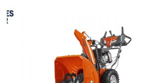 Снегоуборщики Husqvarna распаковка и сборка 200, 300 и 400 серии.