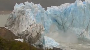 Аргентина. Обрушение ледяной арки (10.03.2016 г.)