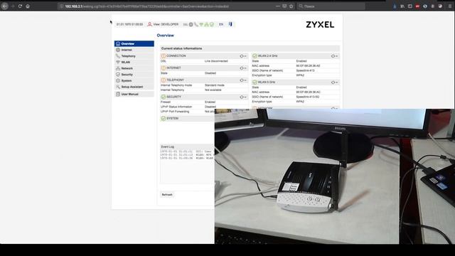 Настройка WAN zyxel speedlink 5501 смотреть онлайн