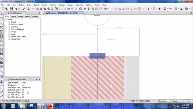 Design of 2 way slab using Etabs Tutorial - Direct Design Method смотреть онлайн