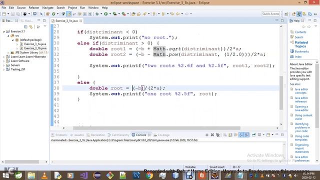 Introduction To Java Programming   Exercise 3 1b