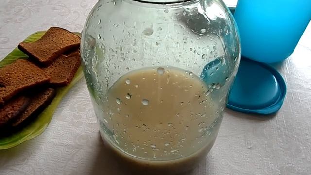 Делаю домашний хлебный квас для окрошки. Закваску храню в холодильнике. смотреть онлайн