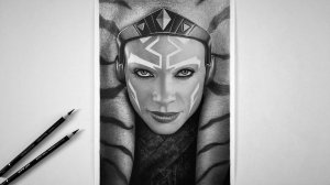 Рисунок Асоки из сериала Звездные Воины | Albert Gertz Drawing | Ahsoka Star Wars