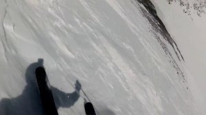Эльбрус спуск на лыжах с вершины / самый длинный спуск. Elbrus: one of the longest ski descents eve