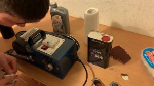 Тест моторных масел Shell HELIX и Akkora на прочность масляной пленки.