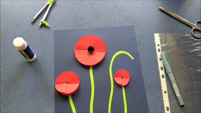 Маки из бумаги | Paper poppies смотреть онлайн
