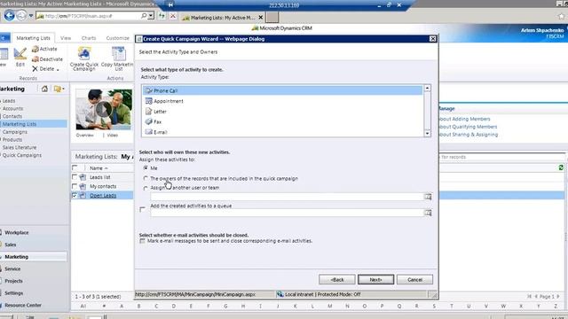 Управление маркетингом и продажами в Microsoft Dynamics CRM смотреть онлайн