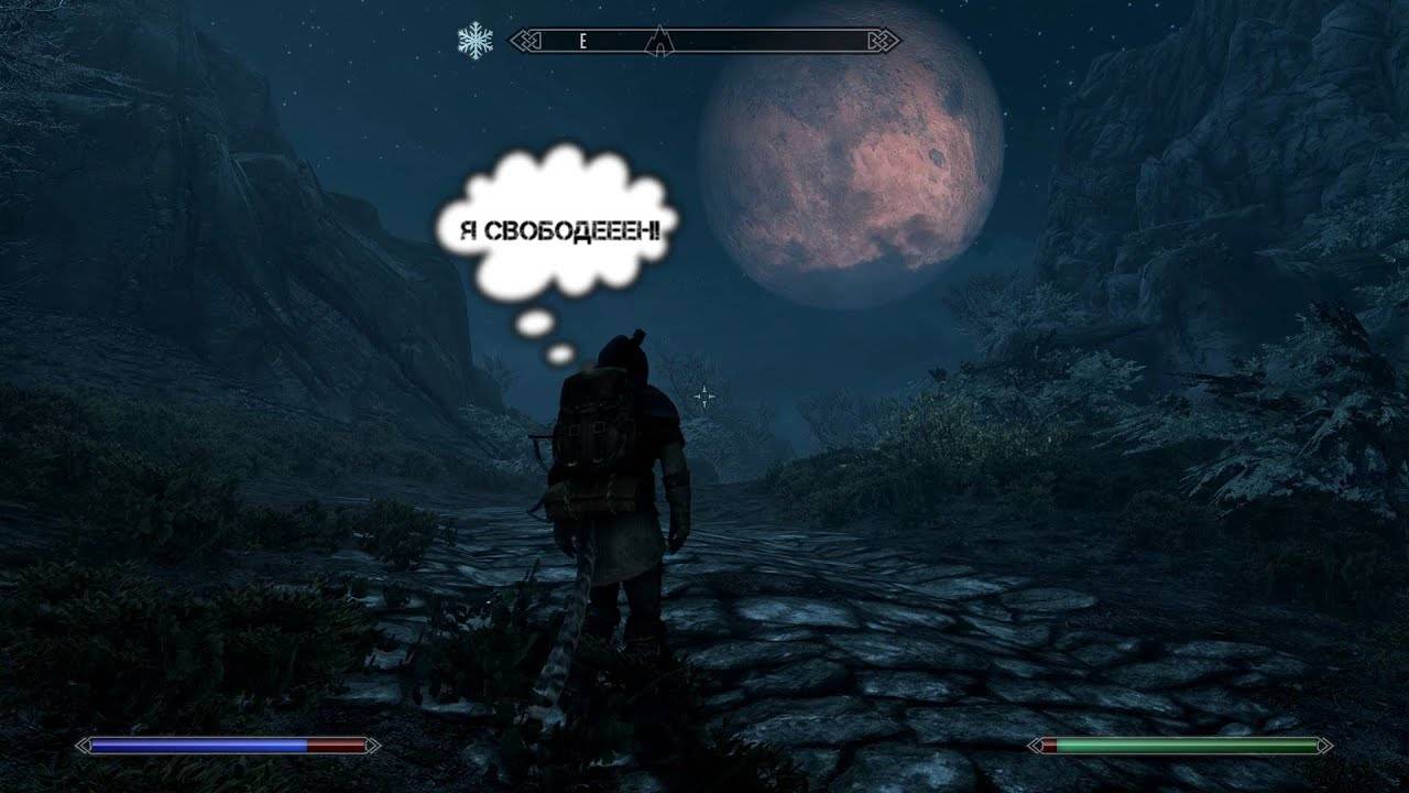 Мысли Довакина. #31 Большой побег. TES V Skyrim
