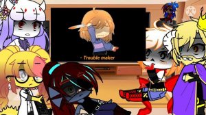 Undertale reacts to||what's dose it mean to live.sans angest||gacha club