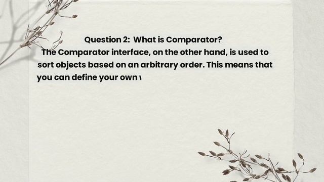 Comparable VS Comparator || Comparable and Comparator [Most Asked Interview Question] смотреть онлайн