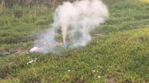 Любительская ракета на твёрдом карамельном топливе