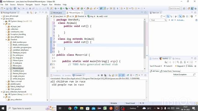 run time polymorphism| oops concept| late binding |java concept in marathi смотреть онлайн
