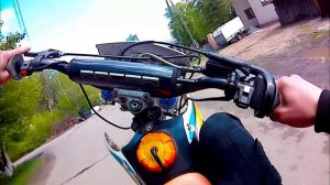 Стант на питбайке