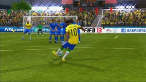 FIFA 13 PS3 insane freekick curve ronaldinho- jackfifax