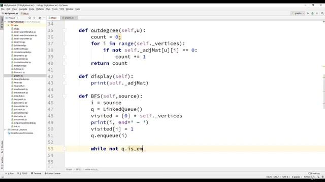 5  Breadth First Search Implementation   Python Program