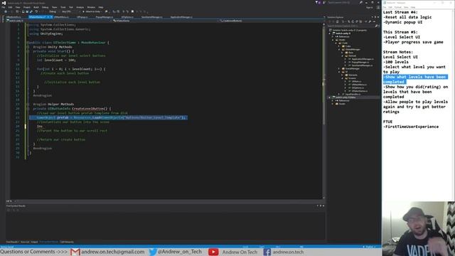 [Mobile, C#, Unity] Making a Game #5. JSON save game system updates and finishing menu UI. смотреть онлайн