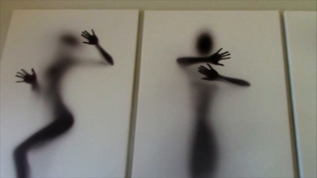 Модульная картина "Контуры фигур" смотреть онлайн