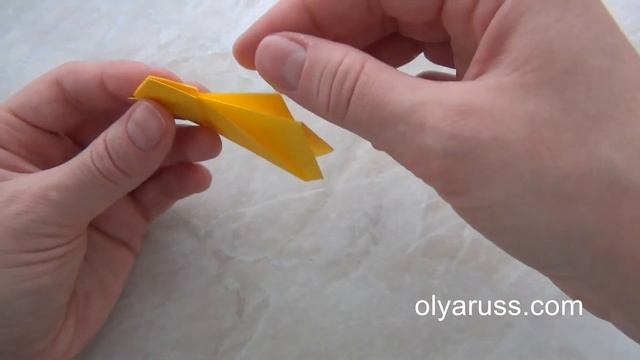 Цыпленок оригами | Как сделать Цыпленка из бумаги | Chick origami