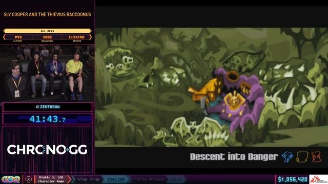 Sly Cooper and the Thievius Raccoonus by Zenthrow in 1:10:06 SGDQ2019 смотреть онлайн