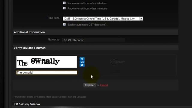 Forum Registration Tutorial смотреть онлайн