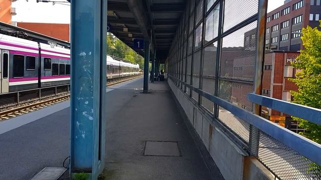 Хельсинки: станция электрички Pohjois Haaga/ Северная Хаага #helsinki