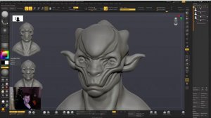 Лепим монстра в Zbrush для игры