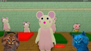 Новые СЕКРЕТЫ СВИНИНЫ ПИГГИ (Roblox Piggy new Characters) Весёлый Кот и КОТЁНОК ЛАЙК