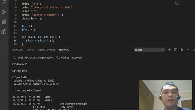 Factorial Solver in PERL смотреть онлайн
