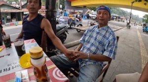 Coffee Party Under The Bridge With Indonesian Fathers in Padang ??